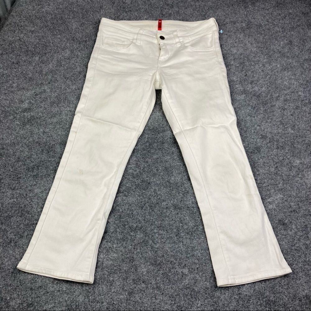 Uniqlo Jeans Womens Size 24 White Slim Fit‎ Stretch Casual UJ Denim Pants